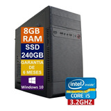 Computador Cpu Core I5 3470 + Ssd 240gb + 8gb  Ram + Wifi