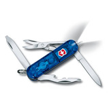 Navaja Victorinox Midnite Manager 0.6366, Color Azul Transparente