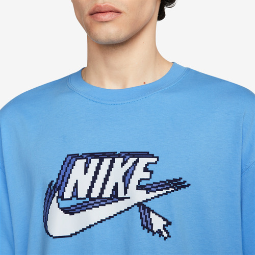 Remera Para Hombre Nike Sportswear Azul