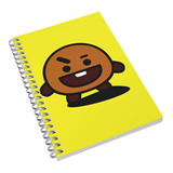 Shooky Bt21 Musica K-pop Libreta De Dibujo Pasta Dura