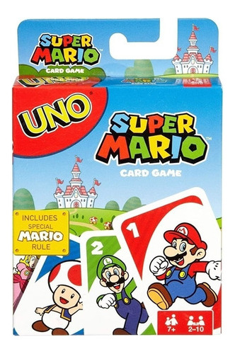 Juego De Cartas Uno Super Mario Mattel Drd00