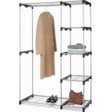 Closet Rack Organizador De Ropa Y Zapatos Con Entrepaños