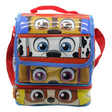 Lunchera Termica Doble Piso Paw Patrol Int Pw004 Cresko Color Rojo