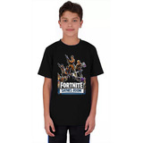 Polera Niños Diseño Fortnite Estampado Dtf Cod 001