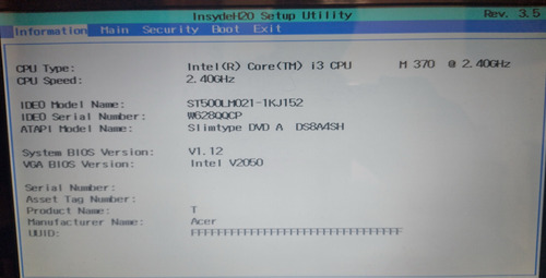 Notebook Acer Aspire 4738 Modelo Zq8 I3