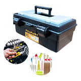 Caja Maletín De Herramientas Plástica Fullplast 32x17 R232