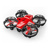 Mini Drone Holy Stone Hs420 Con Cámara Hd   Rojo 2.4ghz 3 Baterías