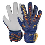 Guante Reusch Semi Profesional Attrakt Adulto Futbol Azul 