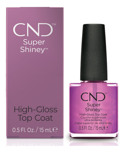 Esmalte De Uas Top Coat De Cnd, Sper Brillante, Alto Brillo,