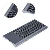 Teclado Inalámbrico Bluetooth Plegable Con Panel Táctil Mini