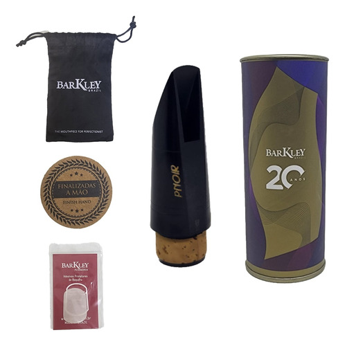 Boquilha Barkley Clarinete Pnoir 40 Bag Protetor Clarineta