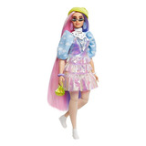 Barbie Fashionista Extra Muñeca Gorro Verde 