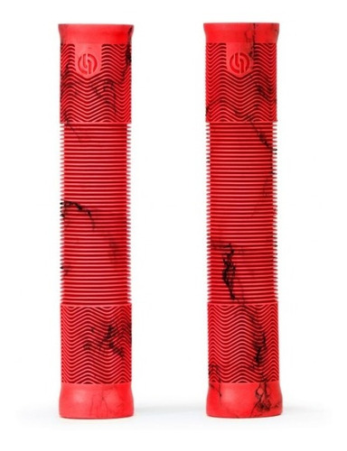 Puños Grips Bmx Salt Ex 154x28 Freestyle Fixie Rojo Marmol