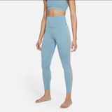 Legging Nike Yoga W 7/8 Crochet Azul Talla Chica