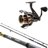 Kit Pesca Profissional Vara Shimano Fx 1,98m + Molinete 6000