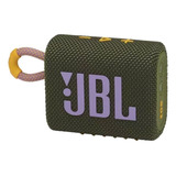 Altavoz Bluetooth Jbl Go 3 Color Verde