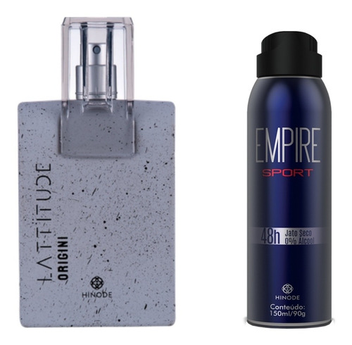 Kit Perfume Latitude Origini. Desodorante Empire Sport.