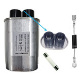 Kit Reparo Microondas Capacitor 0,85uf + Diodo + Fusivel