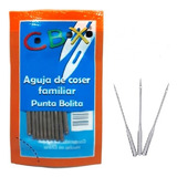 Aguja Máquina Punta Bolita Cbx Familiar 9-18 Unidad Pb Acero