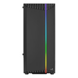 Gabinete P/jogos Bionic Top S/fonte Black Rgb Lateral Vidro