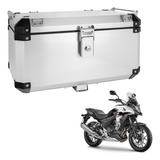 Bauleto 55l Cb 500 X Escovado Bráz Baú + Suporte + Encosto