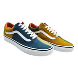 Tenis Vans Old Skool Split Vn0009qh448 Duck Canvas Multi