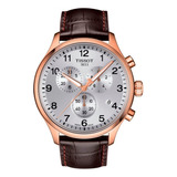 Reloj Hombre Tissot Chrono Xl Classic Piel Marrón