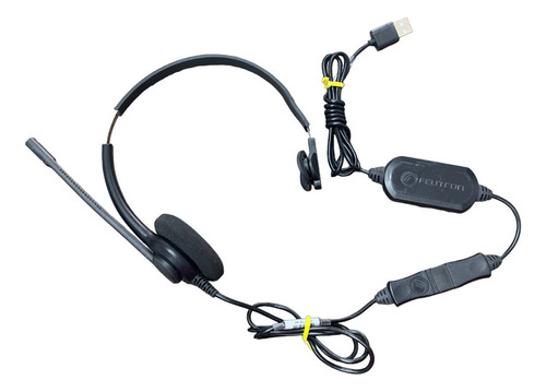 Fone Headset Felitron Com Esponja Com Adaptador