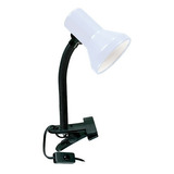 Velador De Pinza Blanco Calidad Interelec Apto Led Ahorra