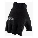 Exceeda Gel Guantes De Dedos Cortos Para Mujer Negro Solido