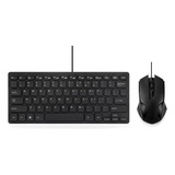 Mcsaite Combo Mini Teclado Y Mouse Con Cable Con Cubierta