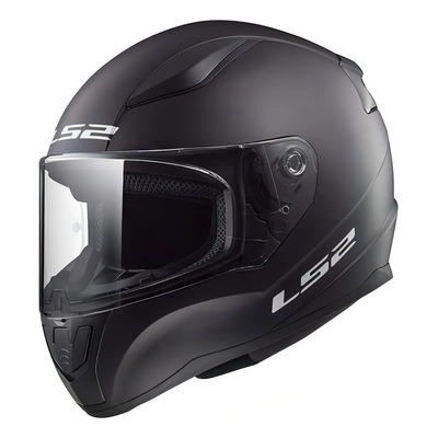 Capacete Para Moto Integral Ls2 Rapid Solid Matt Black Taman Tamanho do capacete L | Parcelamento sem juros