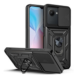 Funda Para Realme C30 Narzo 50i Prime Slide Lens Con Anillo