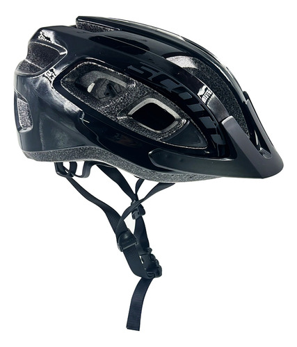 Casco Ciclismo Scott Supra Negro M Bicicleta Ruta Mtb