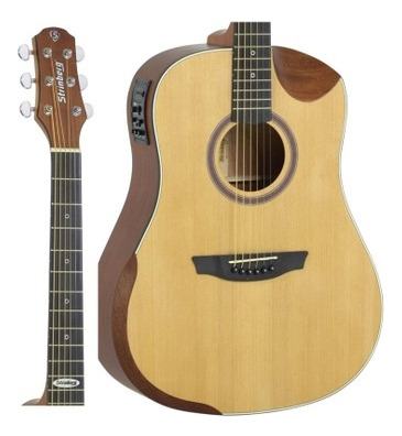 Violão Strinberg Folk Sd201 Hcr Elétrico Cutaway Aço Fosco