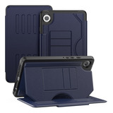 Funda De Piel Azul Marino Para Samsung Galaxy Tab A9