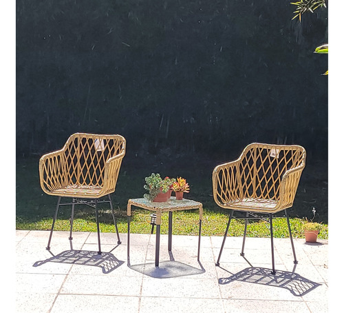 Juego Jardin Balcon  Rattan. Super Oferta!!!