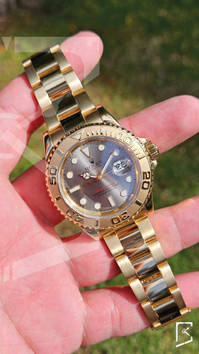 Rolex Yachtmaster I Gris 40mm Oro Amarillo 16628 Impecable 