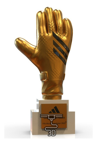 Archivo Stl Guante De Oro Dibu Martinez Golden Glove Trofeo 