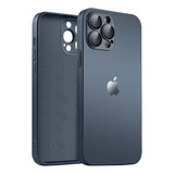 Capa Premium Para iPhone 14 Em Vidro Temperado Anti Mancha 