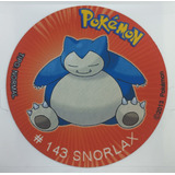 Mousepad De Tazo Pokemon Modelo #143 Snorlax