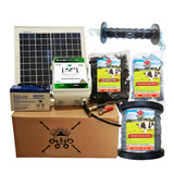 Cerco Electrico Ganadero Kit Solar 30 Km + 500m De Alambre