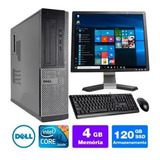 Computador Barato Dell Optiplex Int I3 2g 4gb Ssd120 Mon17q