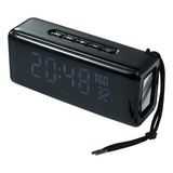 Bafle Radio Reloj Tg Recargable Puerto Usb Pantalla Digital