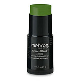 Rostro Iluminadores - Mehron Makeup Creamblend Stick (verde)