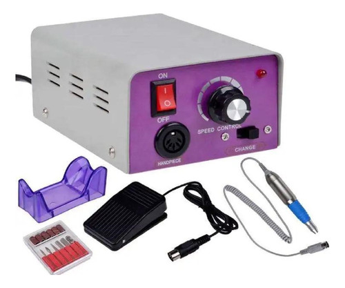 Set Torno Profesional Uñas Acrílicas Manicure 25,000rpm