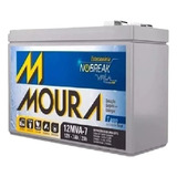 Bateria Moura Agm 12v/7ah 12 Mva-7 Ups Alarmas L Emergencia 