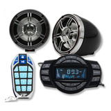 Amplificador Para Motocicleta Bluetooth Mp3, Alarma Antirrob