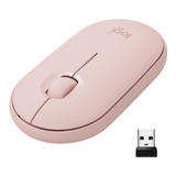 Mouse Inalambrico Logitech M350 Pebble Rosa 