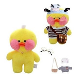 Peluche Lalafanfan Tik Tok 30cm Incluye Ropa-accesorio